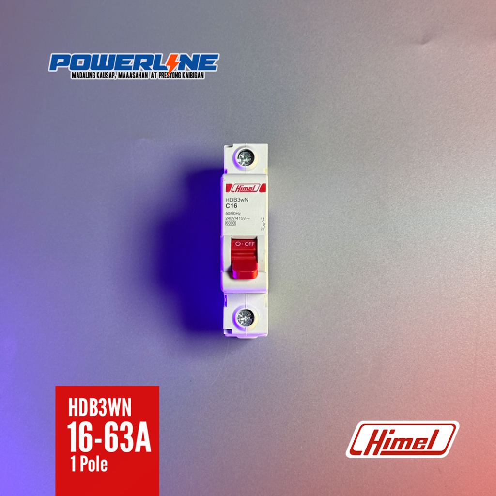 Himel HDB3W 6A - 63A 1pole MCB | Shopee Philippines