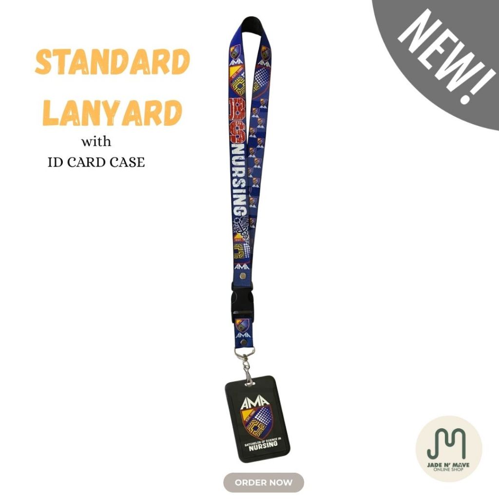 Premium AMA Nursing ID Card Case and Standard Lanyard JnM | Shopee ...