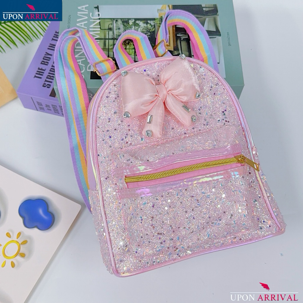 Little Princess Cute Sparkling Glittery Backpack School Kindergarten ...