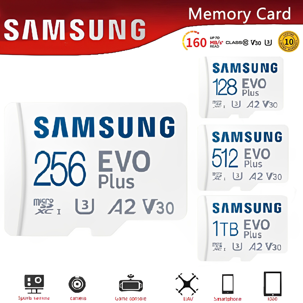 （COD） PRO Plus 128GB 256GB 512GB 1TB Micro SD Card UHS-I U3 V30 A2 ...