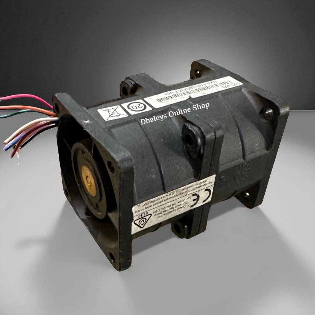 Delta 12V DC Brushless Dual Fan Motor 1.20A Industrial Cooling Blower ...