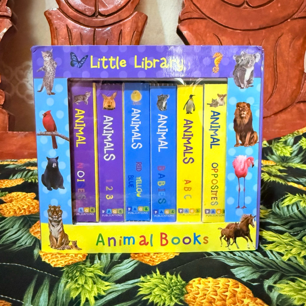 Onhand: Little Library Animal Books Set (Boardbooks) | Shopee Philippines