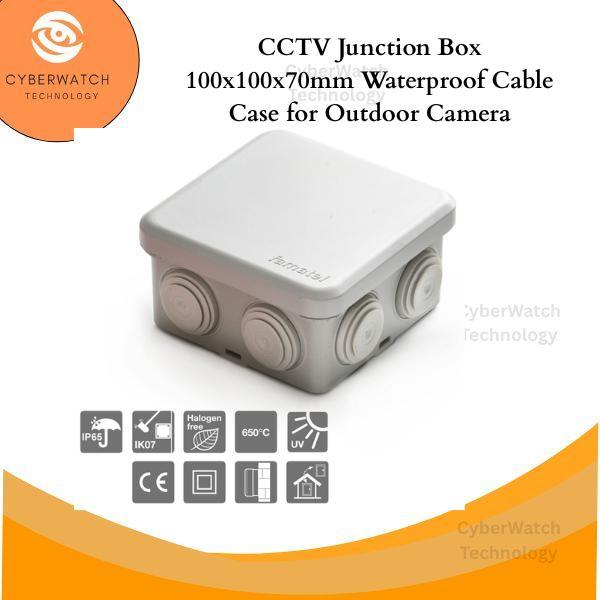 CCTV Junction Box 100x100x70mm Waterproof Cable Case for Outdoor Camera ...