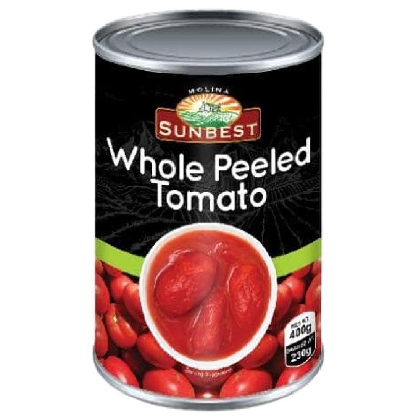 Sunbest Whole Peeled Tomato 400g | Shopee Philippines