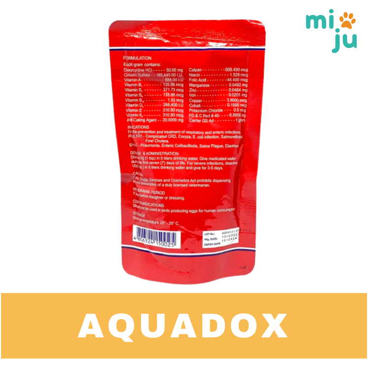 Metrovet Aquadox 100g - For Animal Use | Shopee Philippines