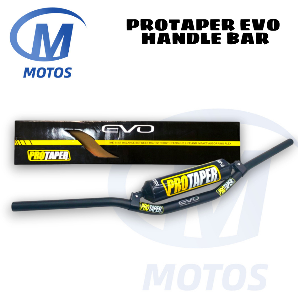 MOTOSPH EVO PROTAPER HANDLE BAR WITH RISER FOR MOTORCYCLE | Shopee ...