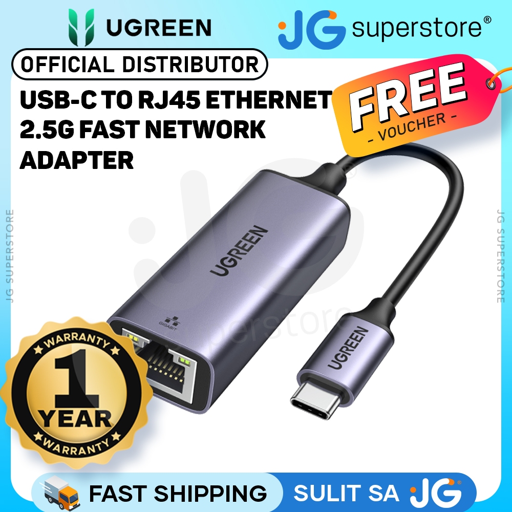 UGREEN USB Type C to RJ45 Ethernet Adapter 2.5Gbps Fast Network Speed ...