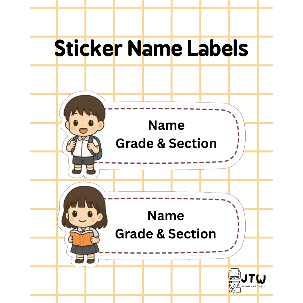 Sticker Name Labels Customized | Shopee Philippines