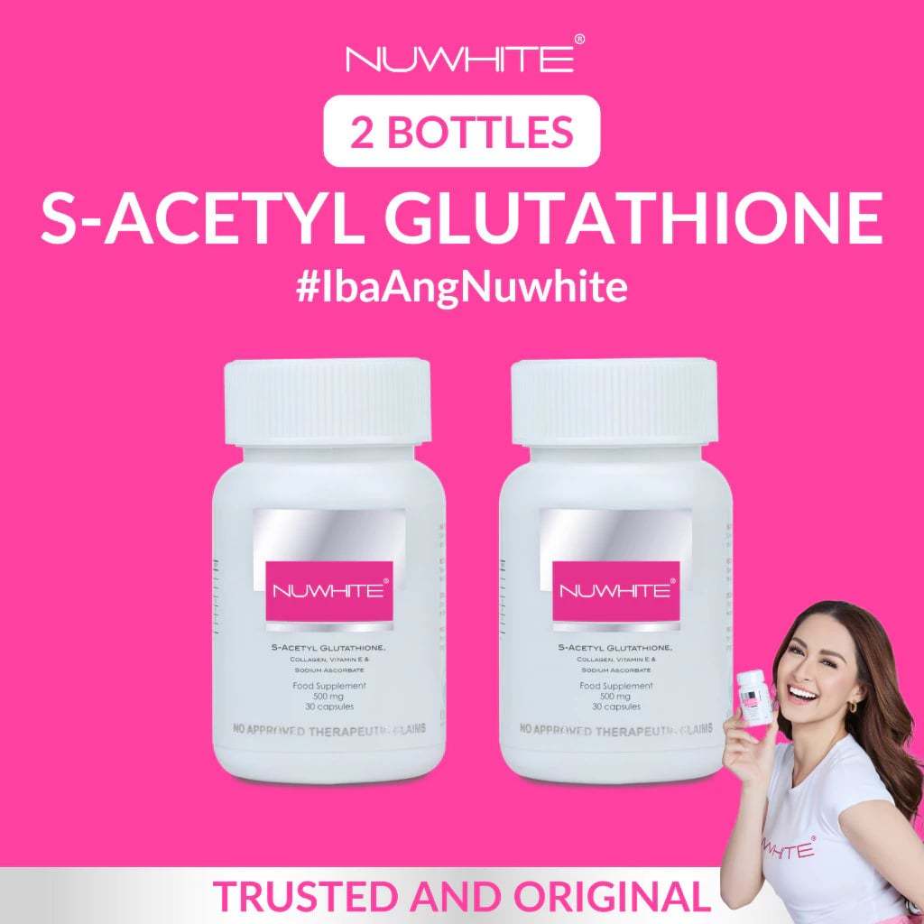 nuwhite sacetyl glutathione ingredients 【bundle of 2】Nuwhite S-Acetyl 2 Bottles كريم للوجه يومي Ready to unlock that Size:150 ml