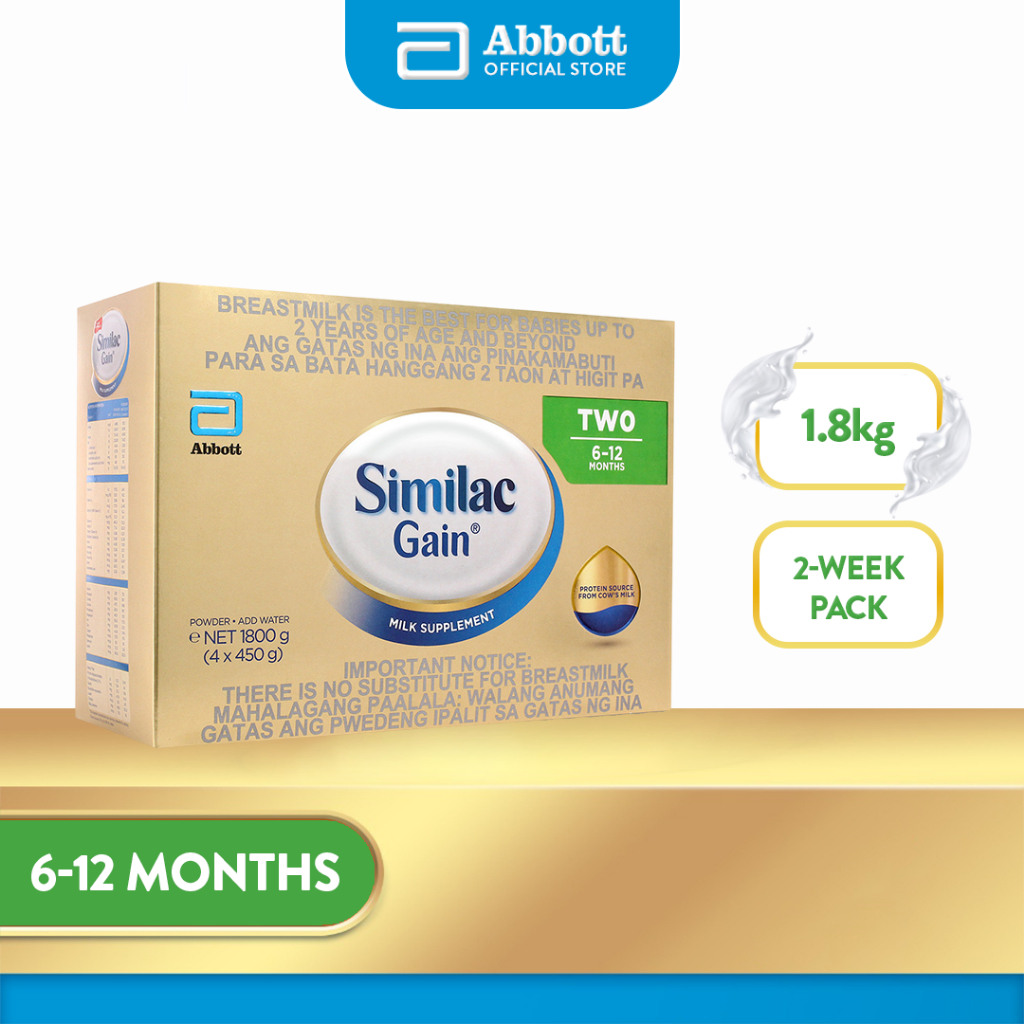 Similac 1.8kg Infant Formula for 6-12 Months Milk Powder | Shopee ...