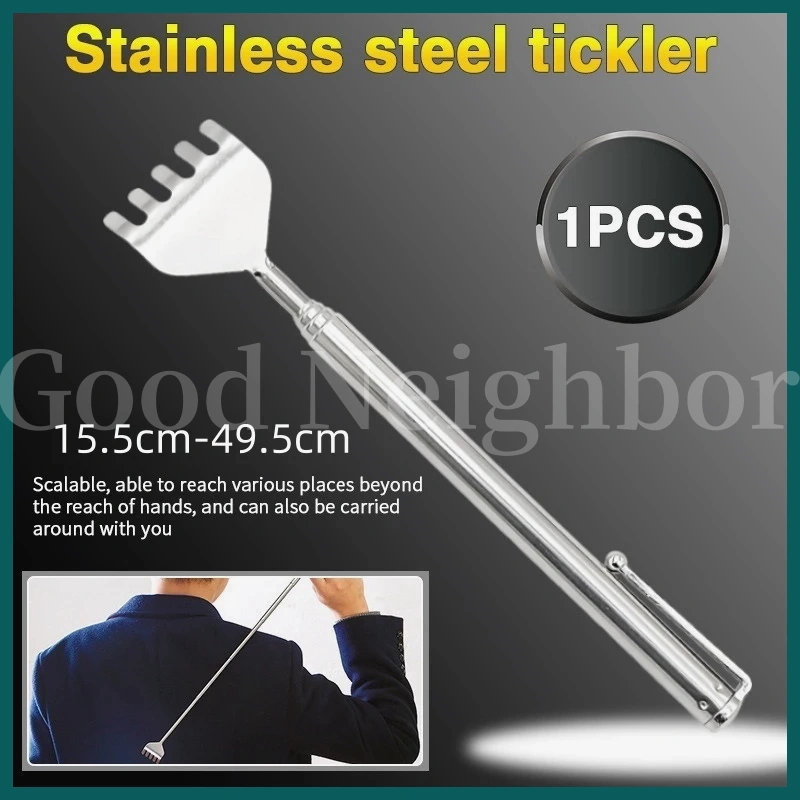 5Pcs Stainless Steel Claw Back scraper Telescopic Retractable Back ...