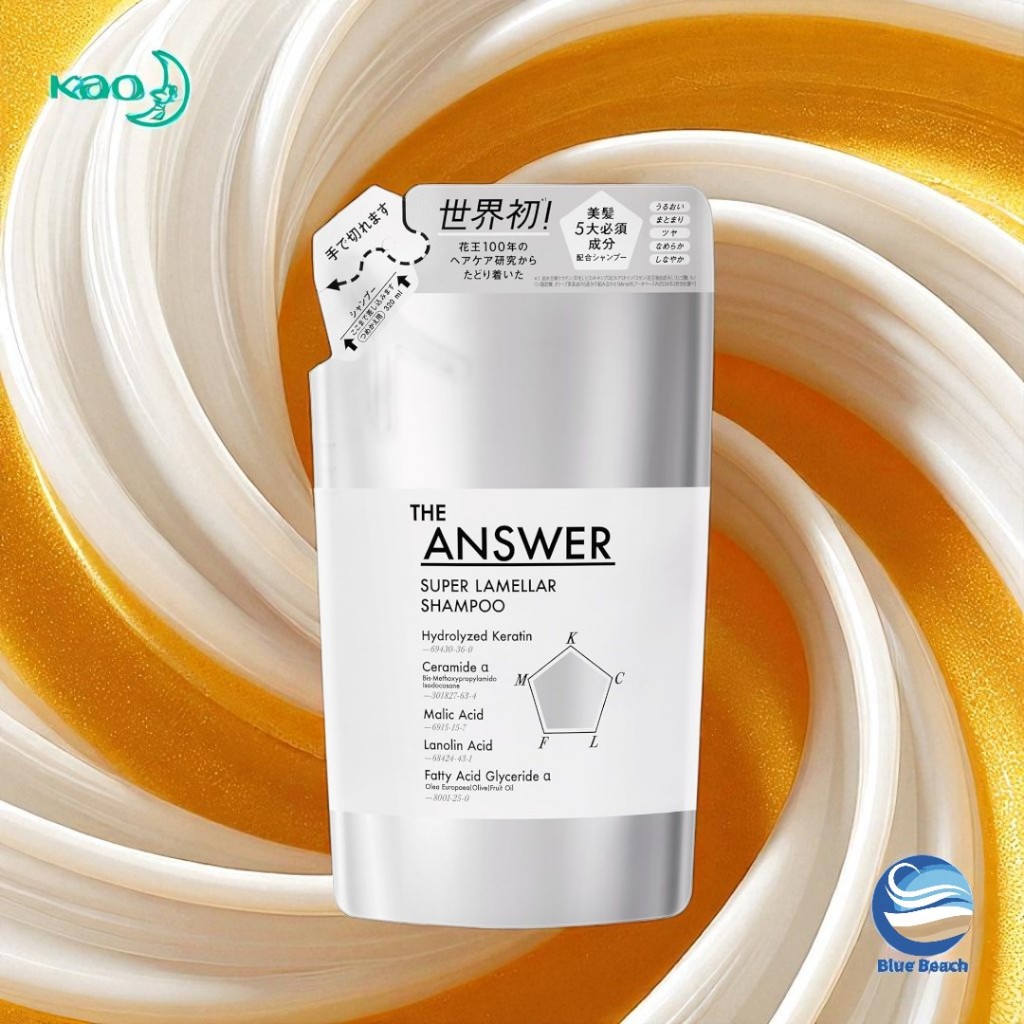 THE ANSWER Super Lamella Shampoo/12X Repair Power/Made in Japan/Premium ...