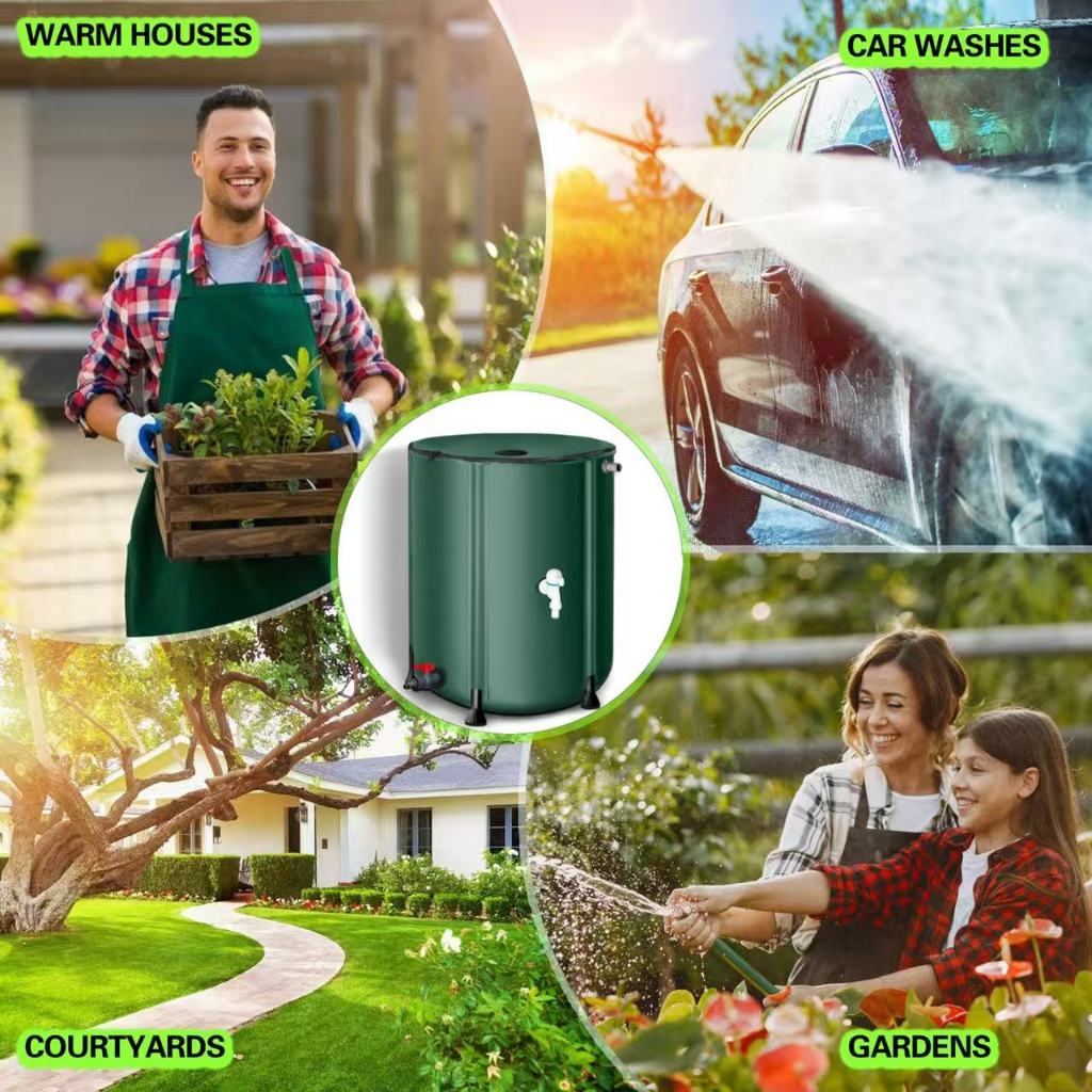 Portable Foldable Rain Barrel: Efficient Rainwater Harvesting Tool for ...
