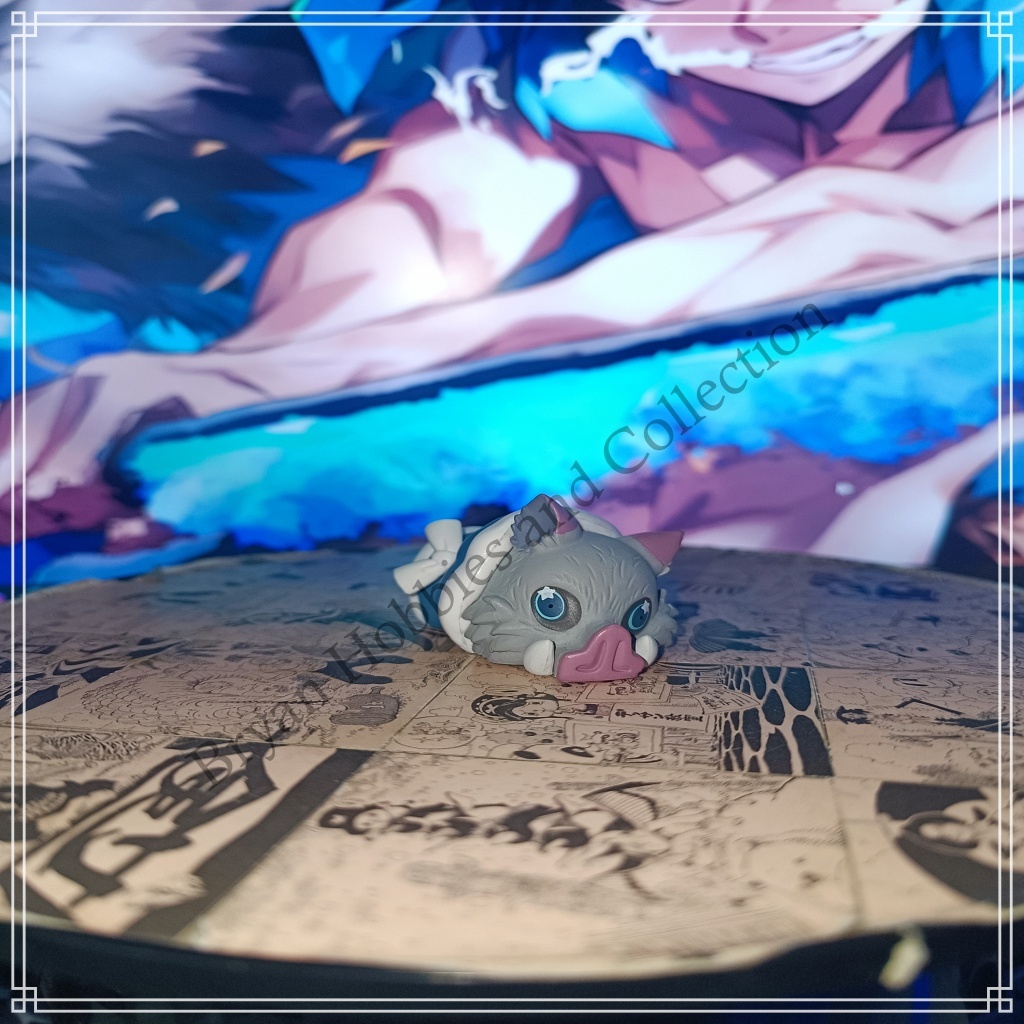 Authentic Inosuke Hashibira of Demon Slayer Onemutan Stand Stones ...