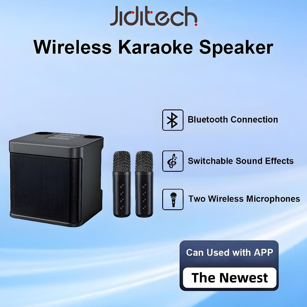 Jiditech 3D Stereo Amplifier Speaker Wireless Bluetooth Dual Microphone ...