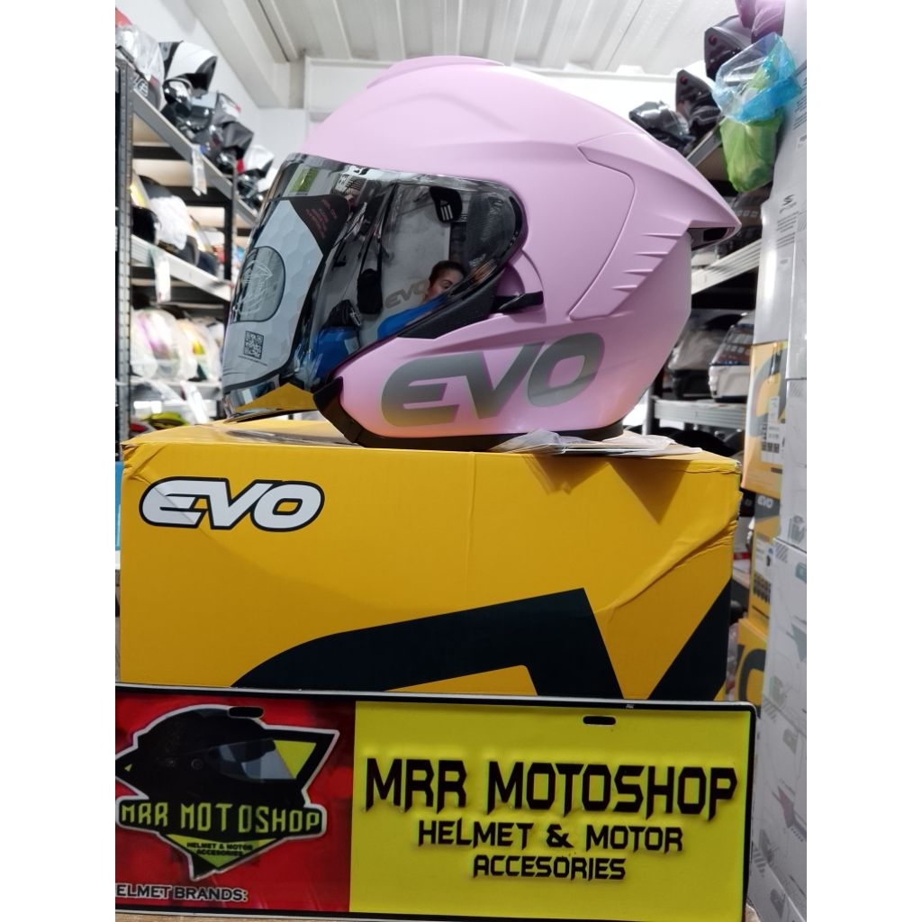 Evo RX5 pastel pink half face helmet | Shopee Philippines