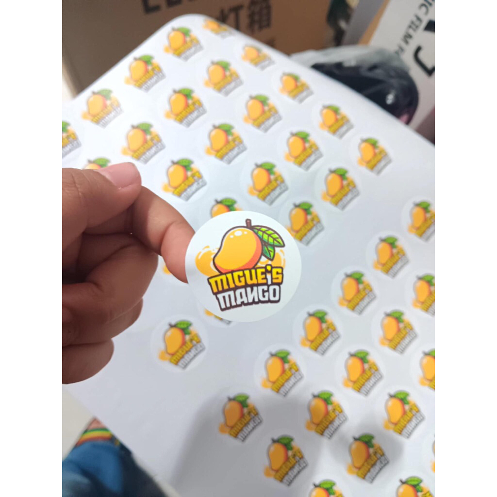PISO STICKER LABELS | Waterproof | No Laminate | with Kiss Cut | 1000 ...