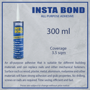GT Fortress InstaBond | Heavy Duty Multipurpose Adhesive for All ...