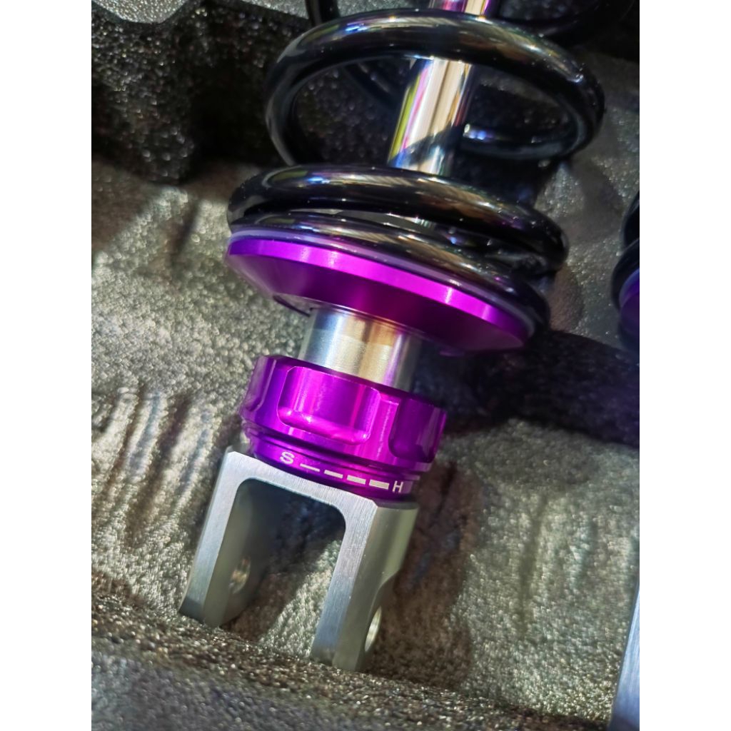BOM-X REAR SHOCK (335MM/305MM) FOR NMAX/AEROX/PCX (PULSE/FORCE SP ...