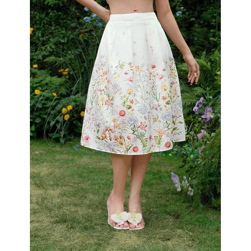 スカート murral Quartz embroidery skirt 23ss murral Quartz embroidery skirt 23ss
