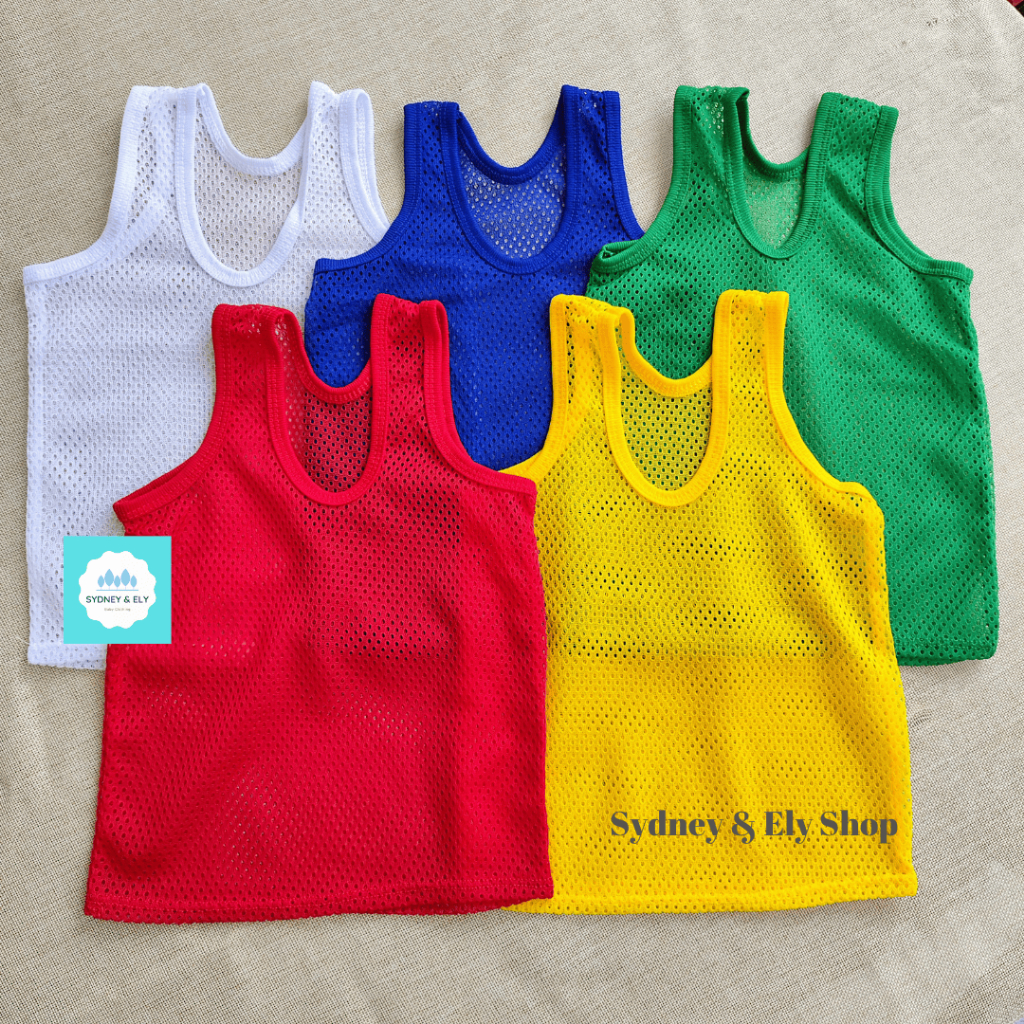 3PCS AIRCOOL BUTAS BUTAS SANDO FOR KIDS 0-2 YEARS OLD | Shopee Philippines