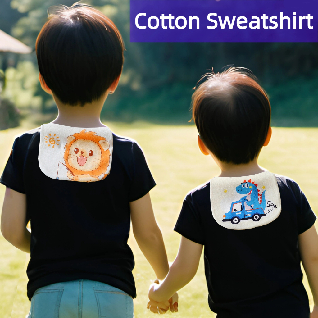 Baby sweat-absorber towel children's kindergarten gauzing 4 layers of ...