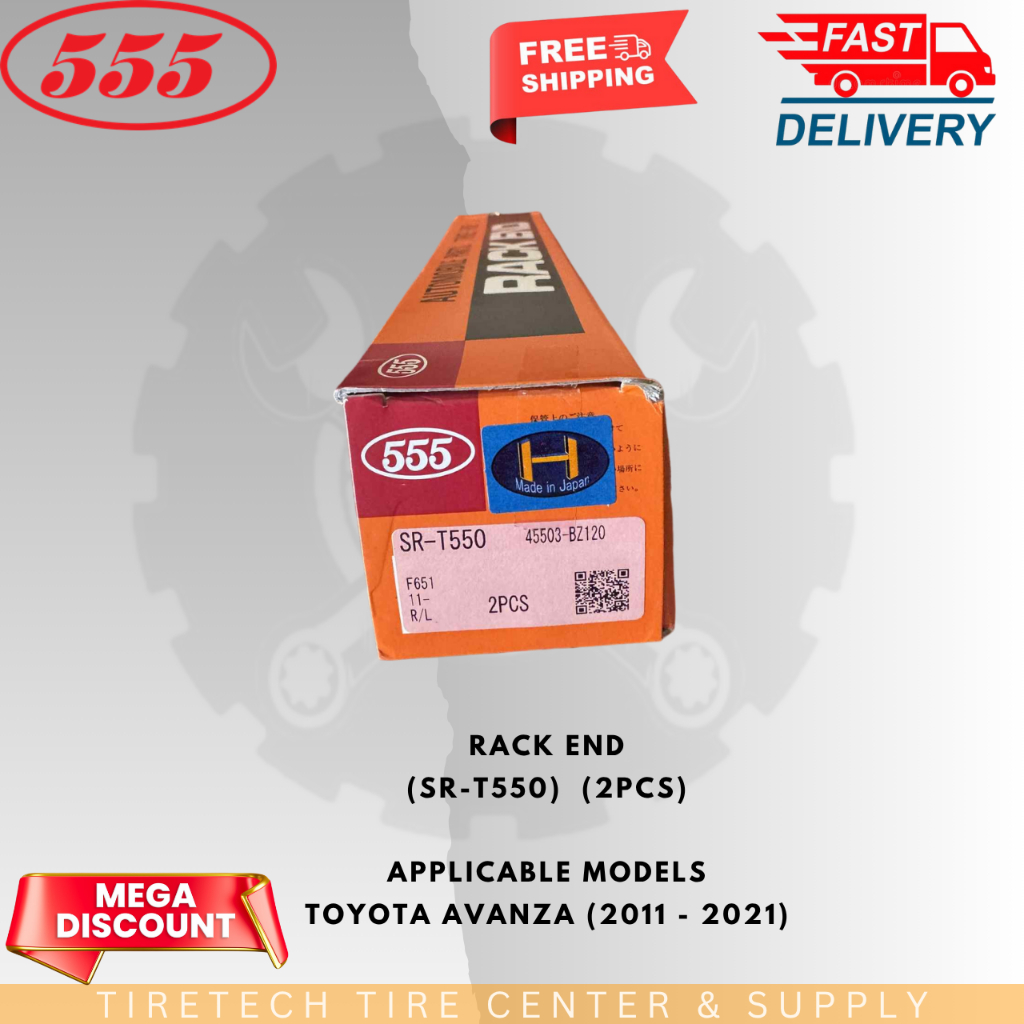 Rack End Toyota Avanza 2011-2021 555 SR-T550 2PCS | Shopee Philippines