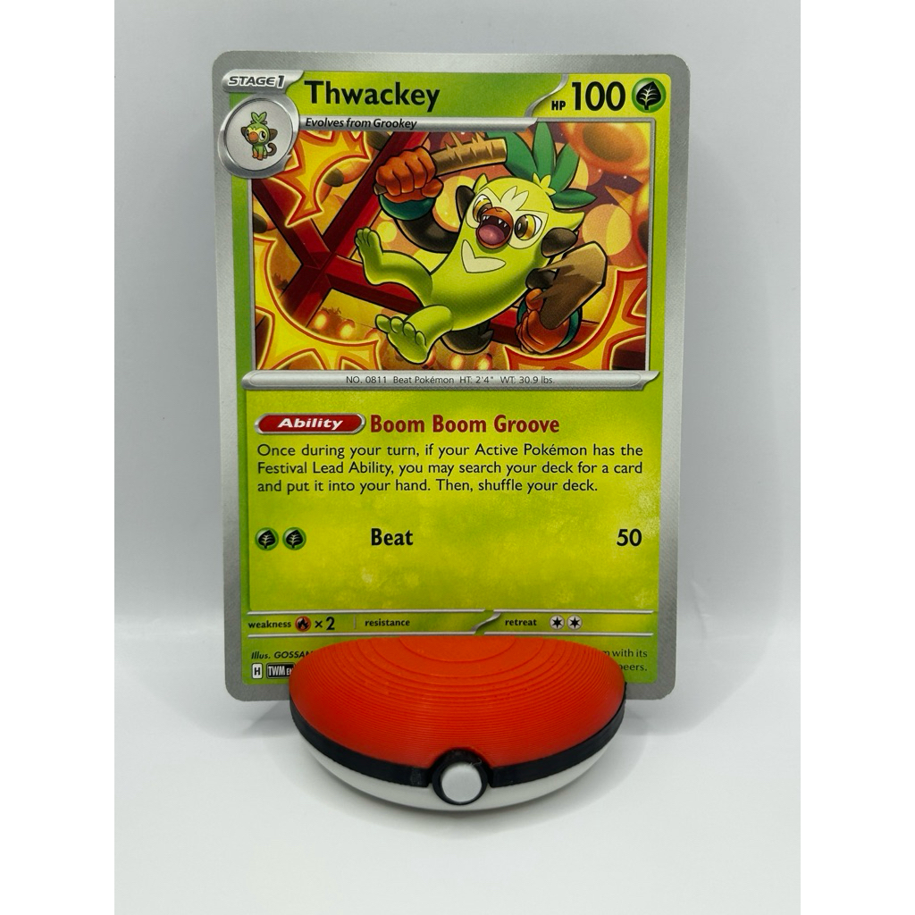 Pokemon TCG: Thwackey - 015/167 - SV06: Twilight Masquerade | Shopee ...