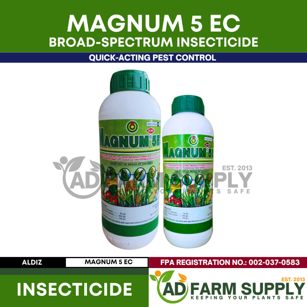 Magnum 5 EC Broad-Spectrum Insecticide - Quick-Acting Pest Control for ...