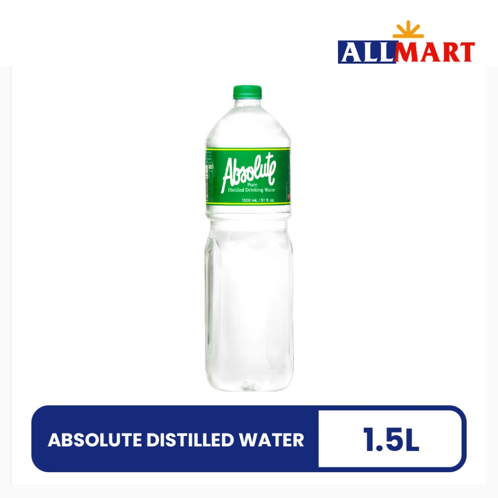 Absolute Distilled Water 1.5L - AllMart Online Grocery | Shopee Philippines