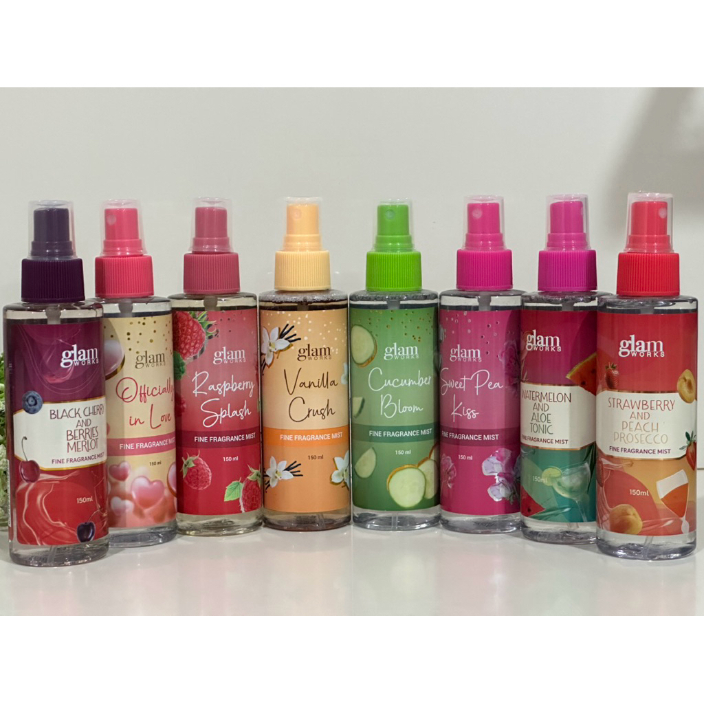 GLAMWORKS FINE FRAGRANCE MIST 150ML | Shopee Philippines