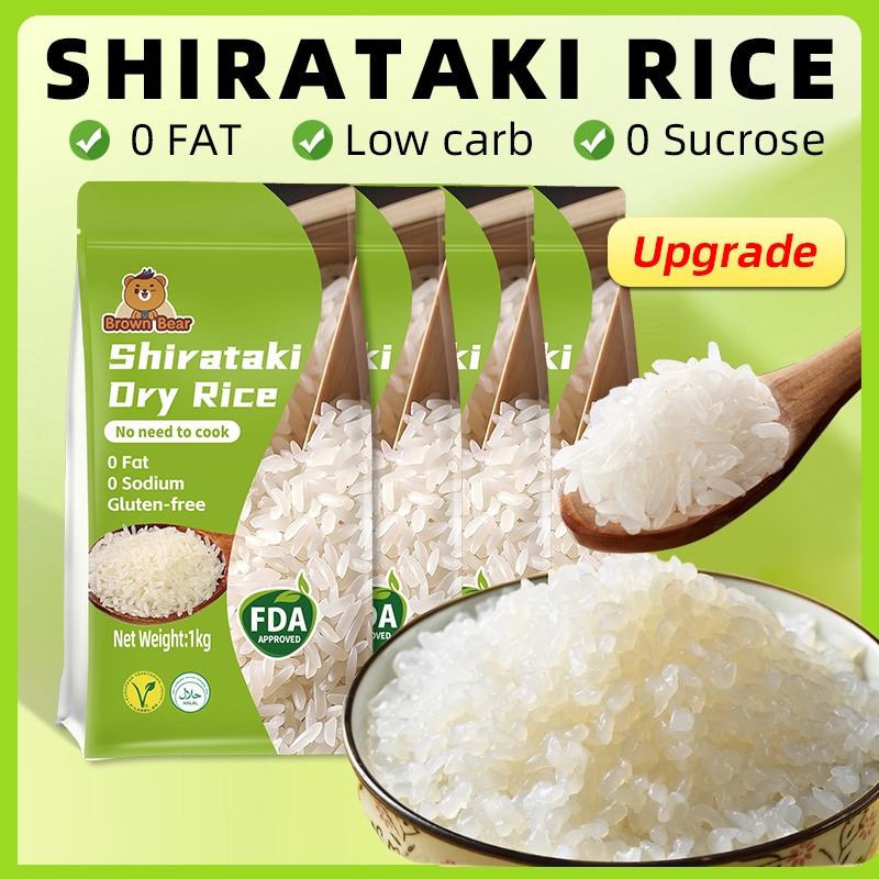 Organic Dried Shirataki Rice 1KG/2KG/3KG/5KG Konjac Rice Keto Low Carb ...