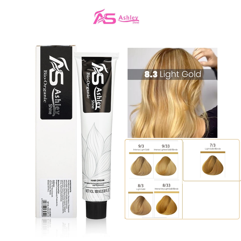Ashley Shine Hair Color Cream Hair Beauty Bio Organic Brown/blonde ...
