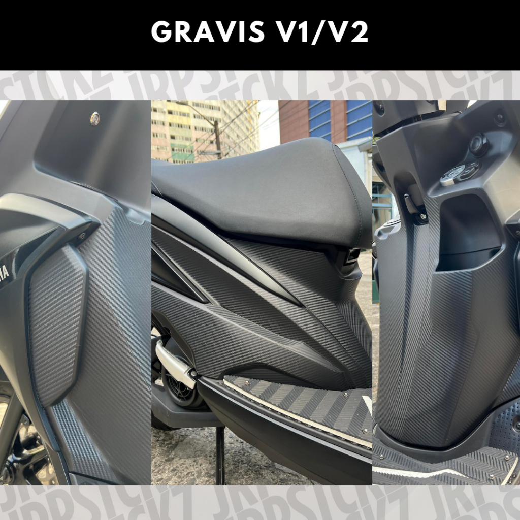 Gravis v.1 & v.2 Carbon Sticker | Easy to DIY, Ready to install ...