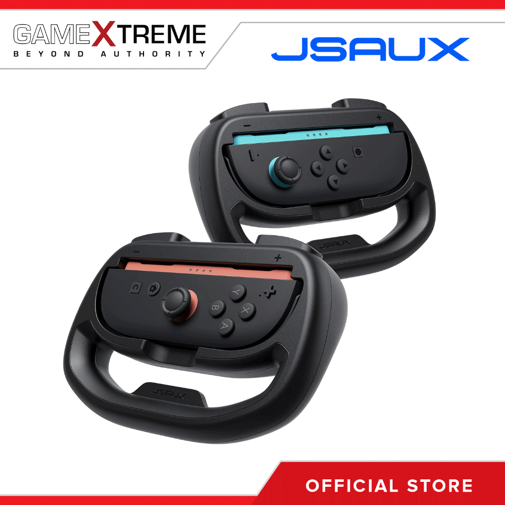JSAUX Racing Steering Wheel For Nintendo Switch 2 GP0403 (Black ...