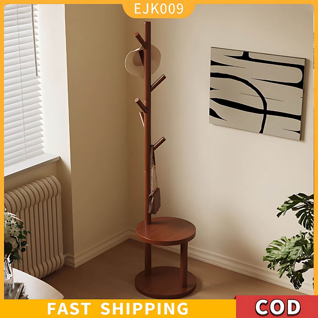Solid Wood Bag Rack Stand Coat Rack 1.7M Multi Bag Coat Rack Umbrella ...