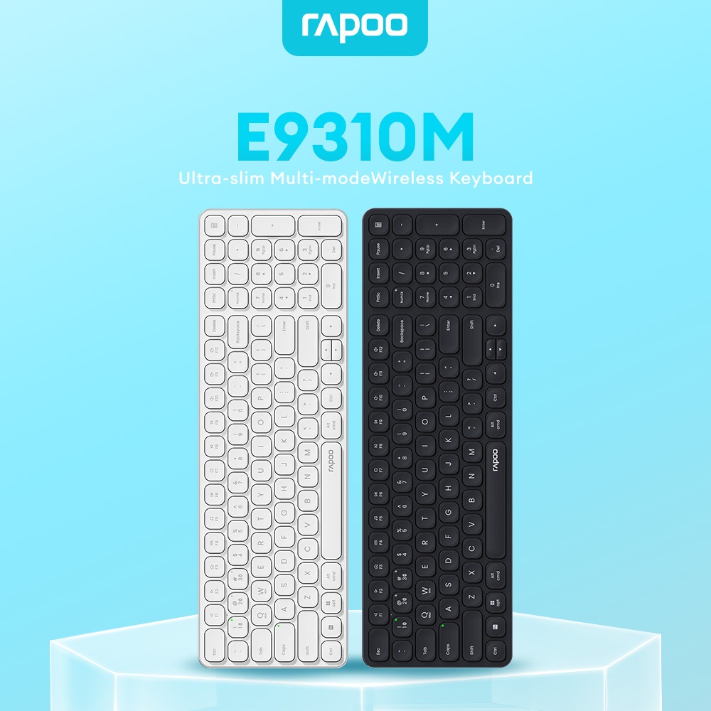 Rapoo E9310M Multi-Mode Wireless Ultra-slim Keyboard US | Shopee ...