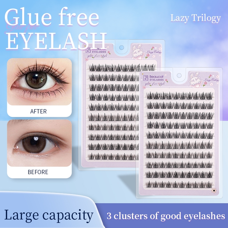 100/120 Clusters False Eyelashes Self-Adhesive New Upgraded Softer ...