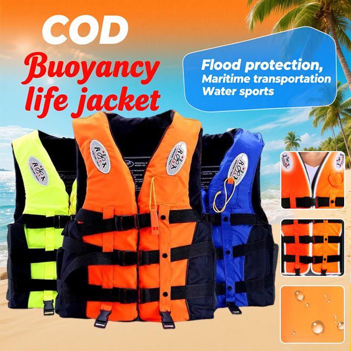 Life Vest Jacket Kids Adults Marine Safety Life Jacket For Outdoor ...