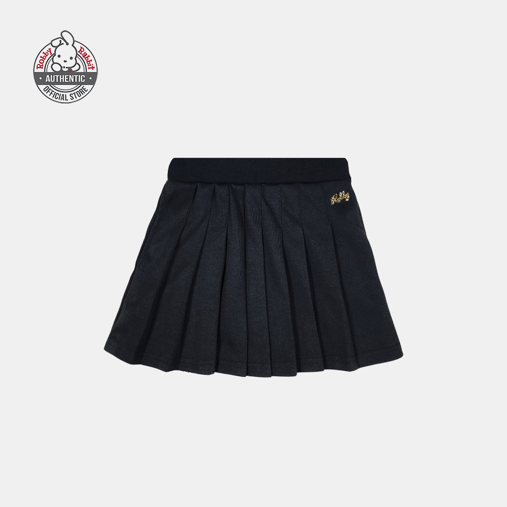 Robby Rabbit Prep Pleats Skirt (Black) | Shopee Philippines