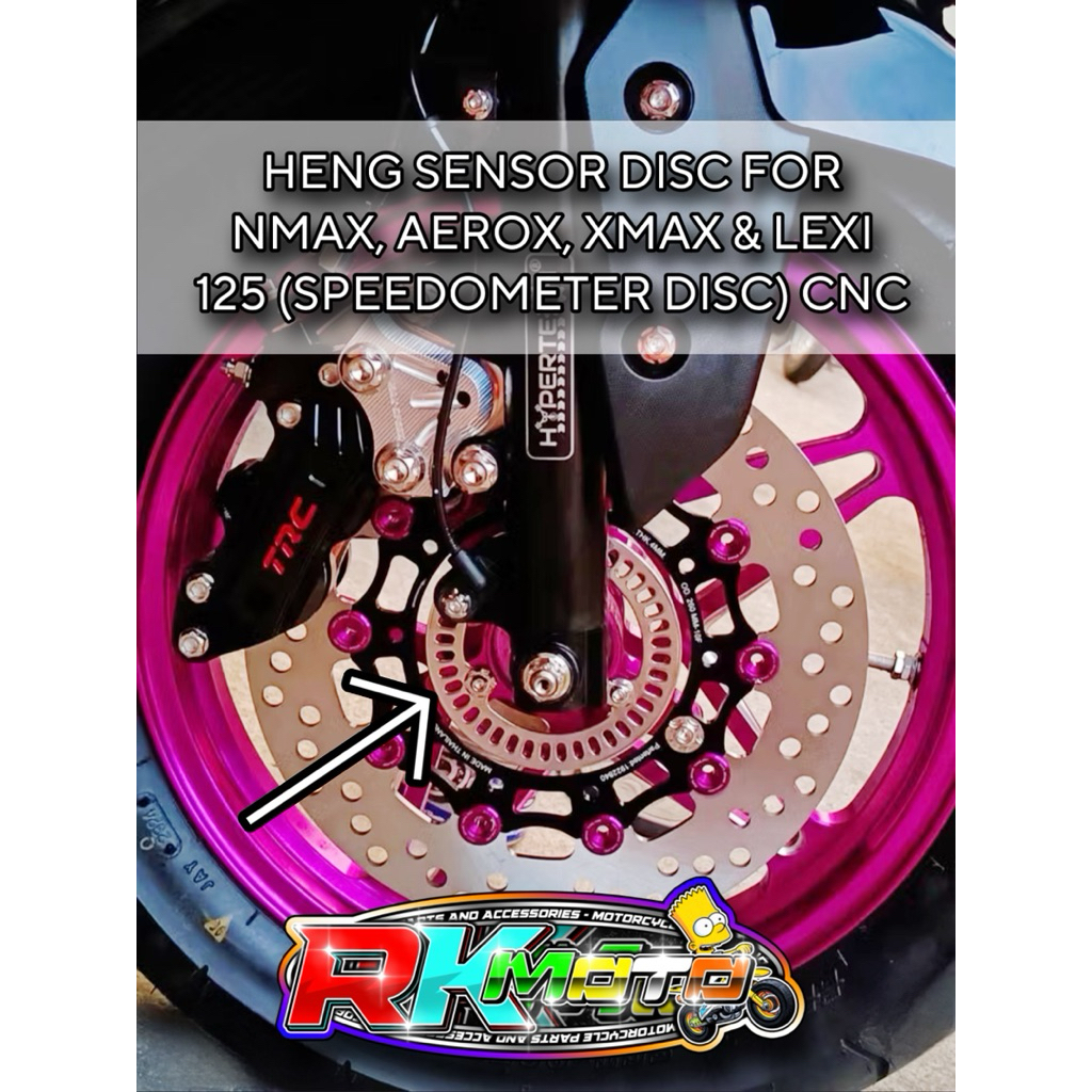 HENG SENSOR DISC FOR NMAX, AEROX, XMAX & LEXI 125 (SPEEDOMETER DISC ...