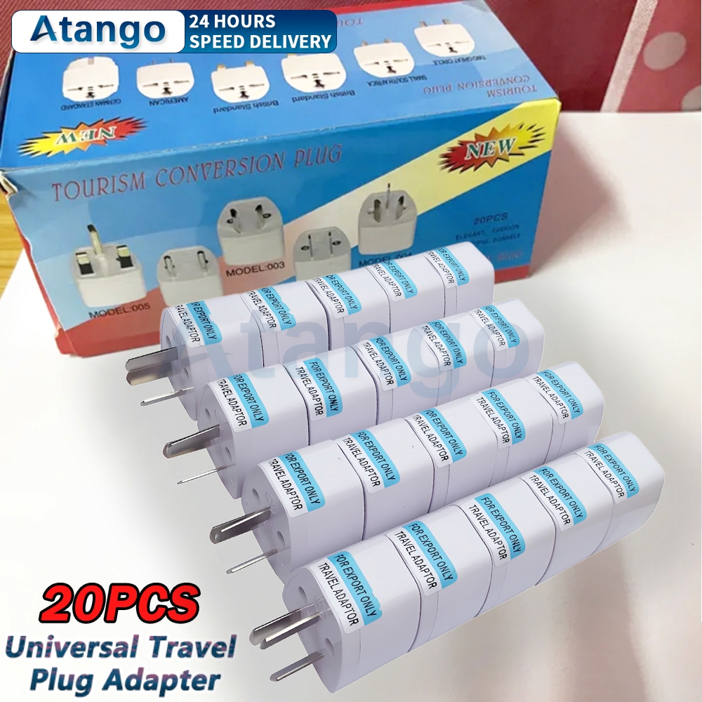 20pcs/Box Universal Travel Adapter - Multi-Plug Power Converter ...