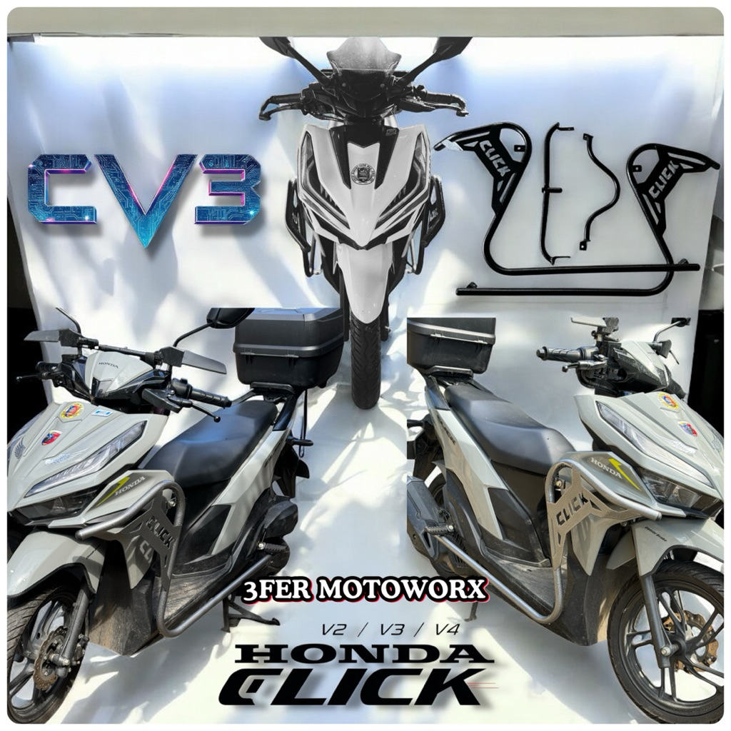 HONDA CLICK V2,v3,v4 SPECIAL EDITION COMAPATIBLE CNC CUT WND POWDERCOAT ...