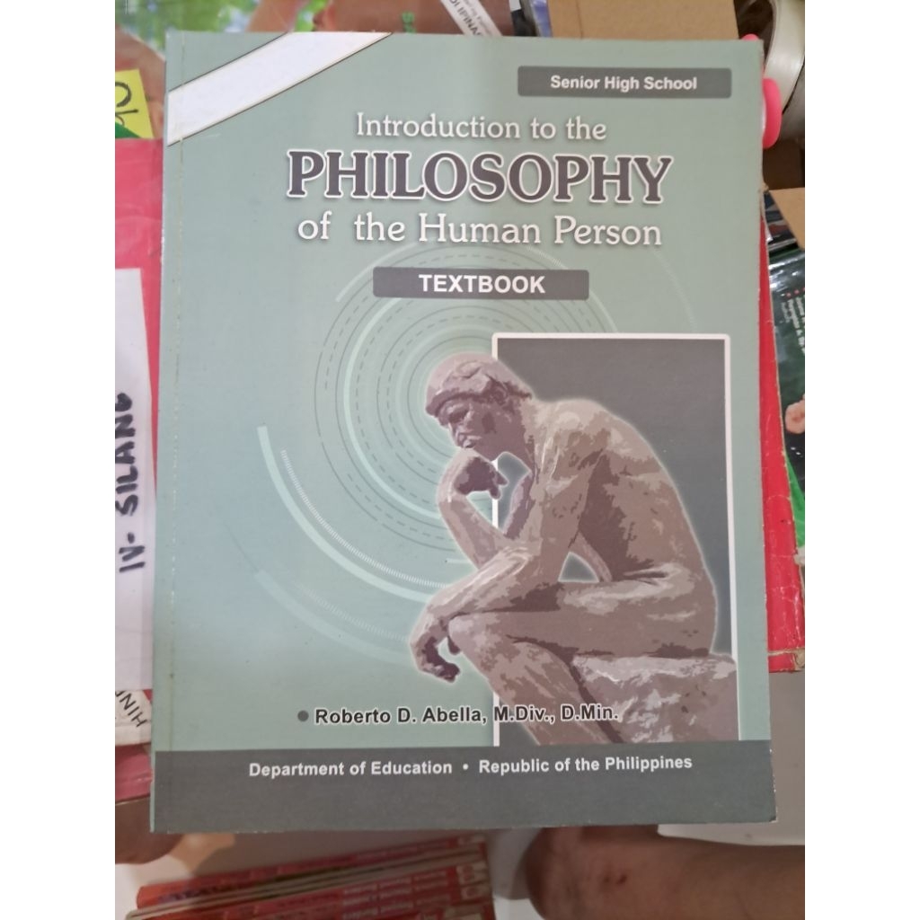 Introduction to the Philosophy of the Human Person Textbook by Abella ...