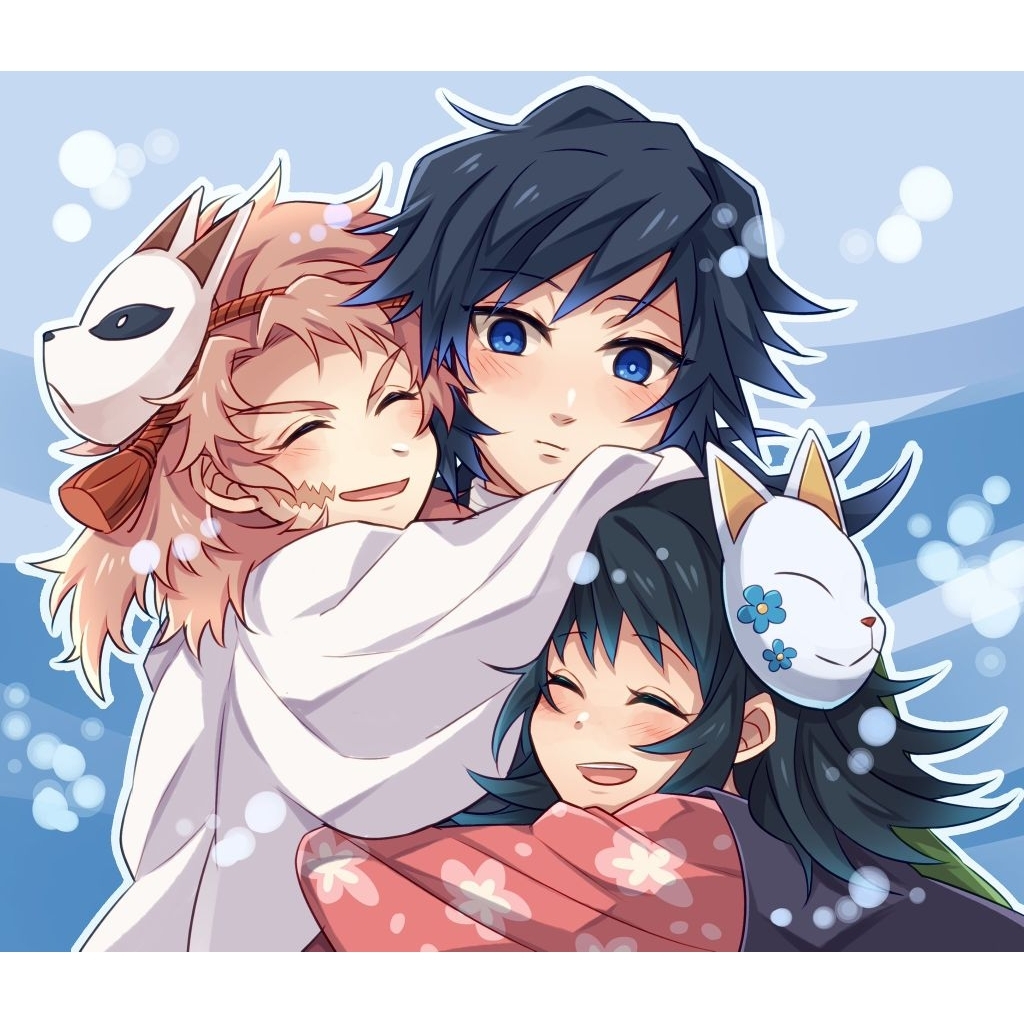 NEW! Demon Slayer/Kimetsu No Yaiba GIYU, MAKOMO & SABITO Anime Merch ...