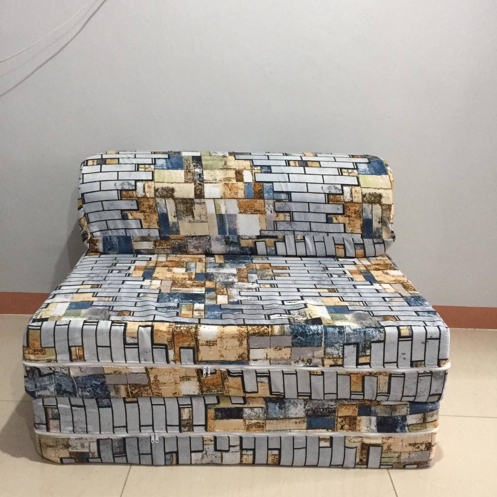 RANDOM DESIGN SOFA BED WITH LONG ZIPPER [NO FOAM INCLUDED] | Shopee ...