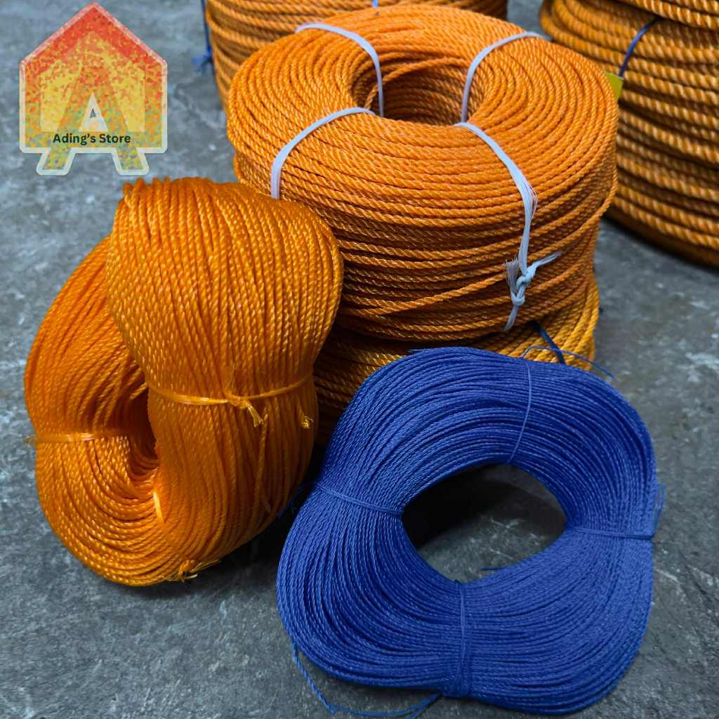 BY METER 10M NYLON POLYETHYLENE ROPE PISI TALI SIZE 2 4 6 8 / 1mm 2mm ...