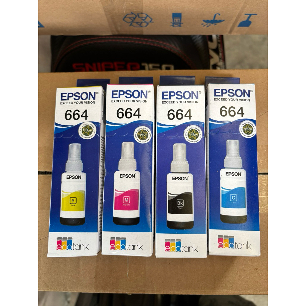 Epson ink 664 dye ink for schools, office and household | Shopee ...