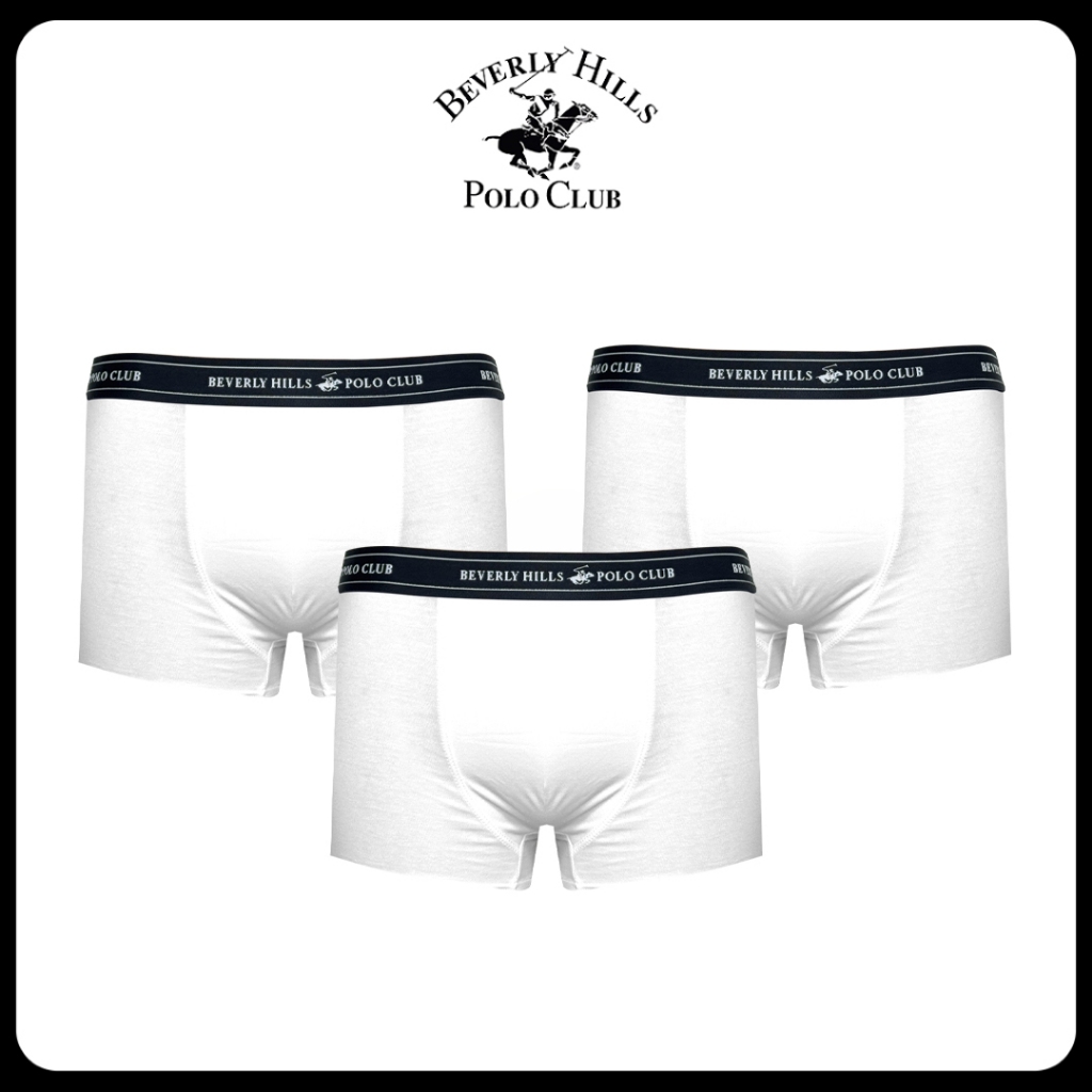 Beverly Hills Polo Club Cotton Mens Boxer Briefs for Men 3 Pack - BP-3P ...