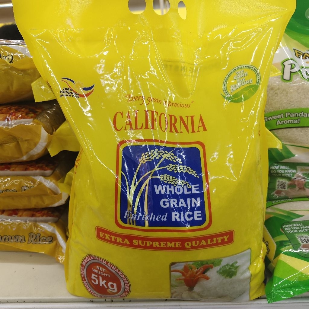 California Whole Grain Rice 5kg | Shopee Philippines